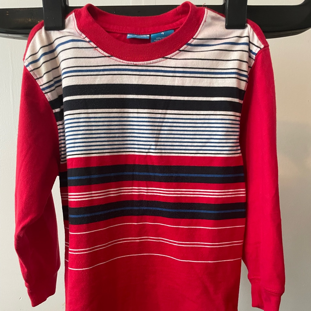 Boys French Toast Sz 4 Long Sleeve Shirt
